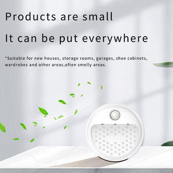 Умен обезмирисител за домашни любимци с озонов дезинфектор, стенен монтаж, USB захранване, обхват 11–20 м², въздушен поток 50 м³/ч, шум до 36 dB