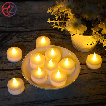 LED Tealight κερί, ABS υλικό, χειροποίητο, με εκτυπωμένο λογότυπο, συμπαγές σχήμα tea-wax