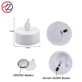 LED Tealight κερί, ABS υλικό, χειροποίητο, με εκτυπωμένο λογότυπο, συμπαγές σχήμα tea-wax