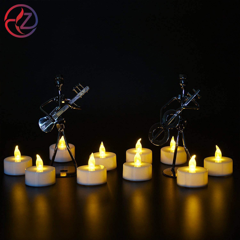 LED Tealight žvakė, ABS medžiaga, rankų darbo, logotipas atspausdintas, kompaktiška tea-wax forma