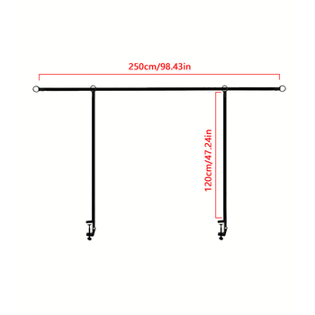 Ρυθμιζόμενη βάση τράπεζας με τόξο για κρέμασμα λουλουδιών και μπαλονιών, κατάλληλη για εορταστικά πάρτι — Υλικό: Σίδηρος; Στυλ: Μοντέρνο; Κατηγορία: Εξοπλισμός διαμόρφωσης χώρου; Εφαρμογή: Κρέμασμα λουλουδιών και μπαλονιών; Κατάλληλες γιορτές: Γενέθλια, Χρ