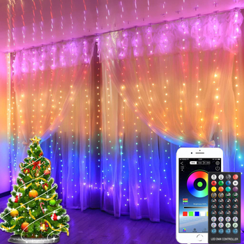 Vario vielos LED girlianda, 300 LED, USB 5V maitinimas, IP65 atsparumas vandeniui, reguliuojamas ryškumas, nuotolinio valdymo pultas (300 LED, USB 5V, IP65, reguliuojamas ryškumas, nuotolinio valdymo)