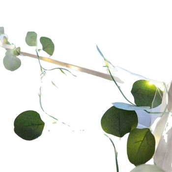 Φωτάκια LED με χαλκοσωλή σε σχήμα φυτού, 20 LED, 3V μπαταρία, χειροκίνητος έλεγχος