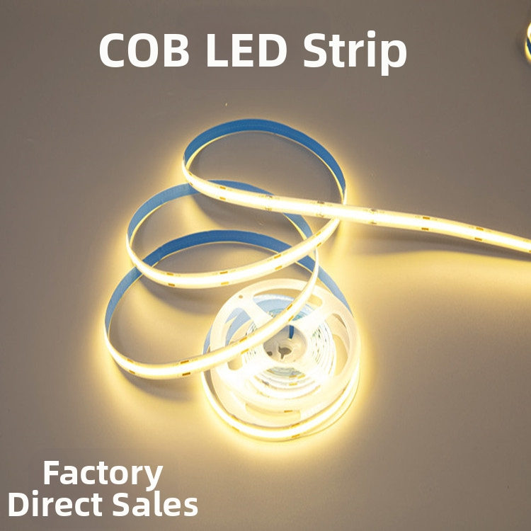 Монохромна COB LED лента, 320 LED (5630), 12V, 12W/m