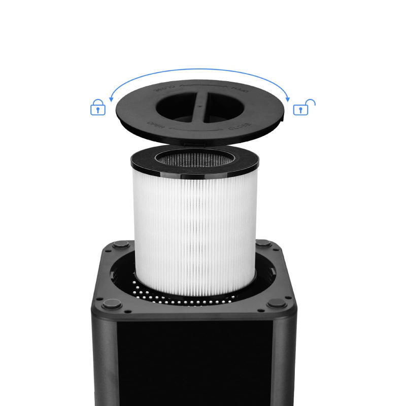 Lansir pritaikytas oro valymo filtras tinklas Druiap KJ150 — antibakterinis, atsparus pelėsiui, rūko šalinimas ir aldehidų kvapų šalinimas; GB/T13554-2020 GB/T14295-2019