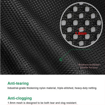 Δικτυωτή σακούλα κατά του φράγματος για αντλία λίμνης — πολυεστέρας, μάρκα XD, στυλ μοντέρνας απλότητας