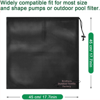 Δικτυωτή σακούλα κατά του φράγματος για αντλία λίμνης — πολυεστέρας, μάρκα XD, στυλ μοντέρνας απλότητας