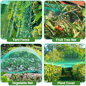 Δίκτυ προστασίας κατά των πουλιών για οικιακή κηπουρική με κορδόνι πρόσδεσης – Υλικό PE, Μάρκα 56