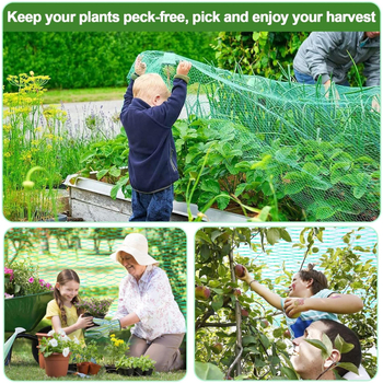 Δίκτυ προστασίας κατά των πουλιών για οικιακή κηπουρική με κορδόνι πρόσδεσης – Υλικό PE, Μάρκα 56