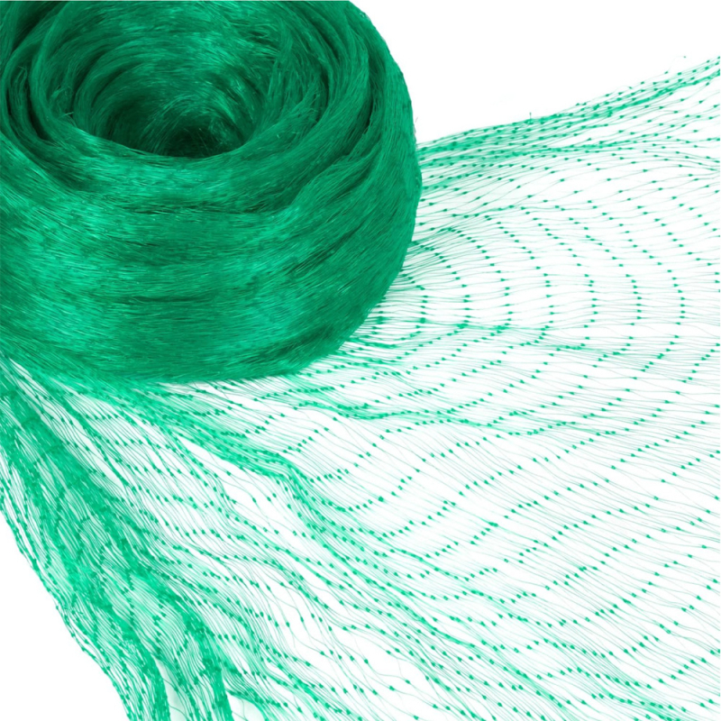 Анти-птича мрежа за домашна градина с връзващо въже – PE материал, марка 56