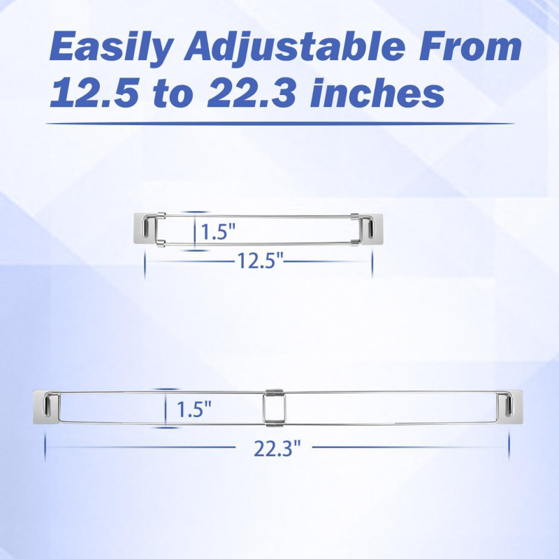 Suport telescopic pentru frigider RV – metalic, impermeabil, universal