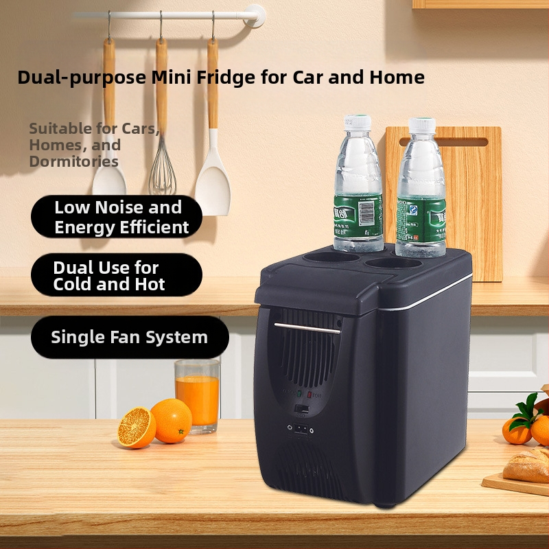 Aoqun полупроводников автомобилен хладилник за 12V, 48W, диапазон охлаждане/загряване 5–65°C, усилен полипропилен