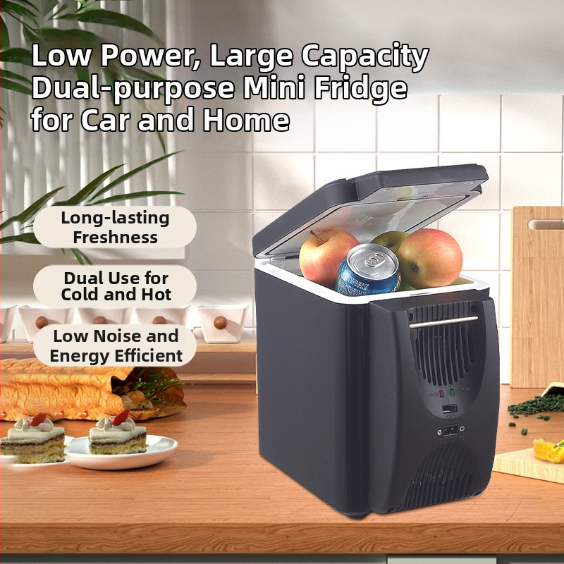 Aoqun полупроводников автомобилен хладилник за 12V, 48W, диапазон охлаждане/загряване 5–65°C, усилен полипропилен