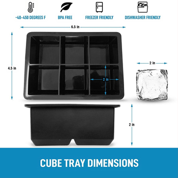 Σιλικόνης φόρμα για κύβους πάγου με καπάκι — τετράγωνα και στρογγυλά σχήματα, χωρητικότητα 85 ml, γρήγορη κατάψυξη και εύκολη απελευθέρωση.