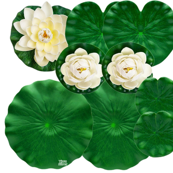 Φύλλο νούφαρου για λίμνες – EVA υλικό, Διακόσμηση κήπου, Κωδικός προϊόντος Yf–250708, Βάρος 70 g, Συσκευασία 20 τεμάχια