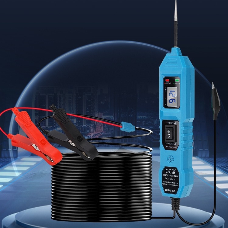 Automobilio elektros grandinių defektų detektorius ir elektros grandinių testeris su skaitmeniniu ekranu, DC12V, -20…50°C, CNBJ-823