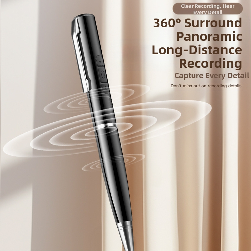 Диктофон-писалка за висококачествен запис, едно натискане за запис, 5 часа време за запис, USB 2.0 пренос, поддръжка на TF карта