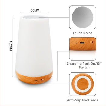 HY-675 Νυχτερινό Φως – Πλαστικό, Μοντέρνο Μινιμαλιστικό Στυλ για Κομοδίνο, Τάση ≤36V, Προσαρμοσμένα Δείγματα