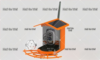 RH-WNQ11 intelligens vizuális madáretető AI azonosítással, alkalmazás-vezérléssel, leválasztható, 2,35 kg