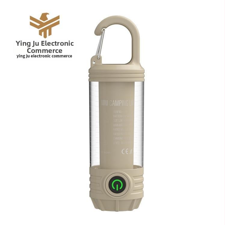 Къмпинг лампа с USB зареждане и кука за ключове, YINGJU LY19, 3.7V, ABS корпус