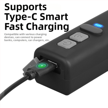 Išorinis jutiklinis galvos žibintas – 1500 mAh akumuliatorius, galia 10 W, Bluetooth, 360° posvyris, spindulys 100–200 m