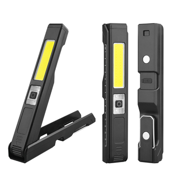 LED darbo lemputė su Type-C ir matavimo liniuotė, 10W, IP65, 360° apšvietimas