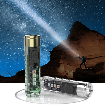 Μίνι φακό μπρελόκ με φόρτιση USB-C, LED φως, μαγνητική πρόσδεση, μπαταρία 300mAh, ισχύς 5W