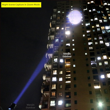 Φανάρι P70 USB φόρτισης, σώμα από κράμα αλουμινίου, μπαταρία 3000mAh 26650, ισχύς 20W, εμβέλεια 200–500 m, περιστροφή 360°