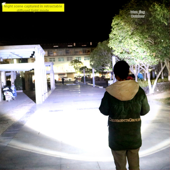 Φανάρι P70 USB φόρτισης, σώμα από κράμα αλουμινίου, μπαταρία 3000mAh 26650, ισχύς 20W, εμβέλεια 200–500 m, περιστροφή 360°