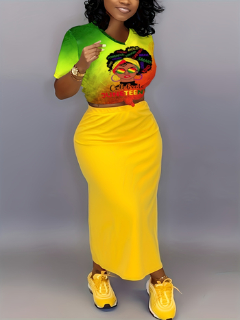 Комплект тениски с V-образно деколте, PVC плат, пролет 2025