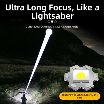 LED žibintuvėlis, aliuminio lydinio korpusas, 30W, įkraunamas, LED šaltinis, nešiojamas