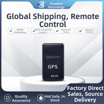 GF07 GPS локатор за автомобил с монтаж без инструменти, вградена антена, прецизност на позициониране 50 м, време на работа 100 ч, USB захранване