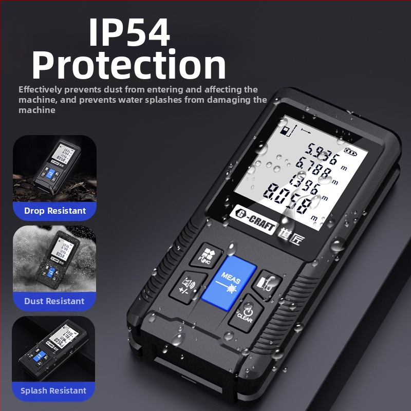 Лазерен измервателен далекомер World Craftsman — серия Laser measurement, тип: Laser Range Finder, приложение: инженерно строителство и домашни измервания