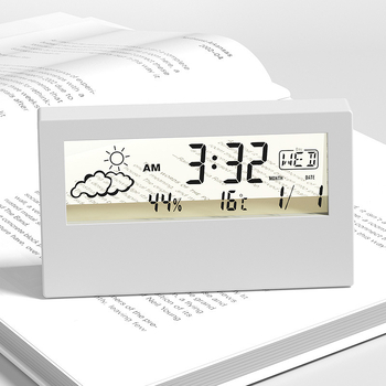 Vidaus skaitmeninis termometras ir higrometras, aukštos raiškos kambario temperatūros ir drėgmės monitorius kūdikių kambariui.