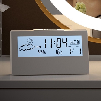 Vidaus skaitmeninis termometras ir higrometras, aukštos raiškos kambario temperatūros ir drėgmės monitorius kūdikių kambariui.