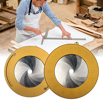 Кръгла чертожна линейка от 304 неръждаема стомана, регулируем измервателно-чертожен инструмент със скала