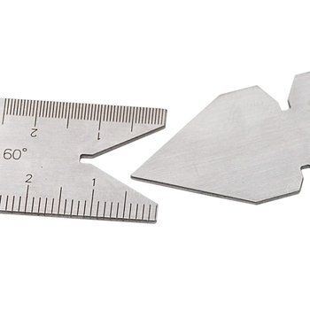 Journalists 4-елементен комплект резбов калибър и център калибър, 55°–60°, метрично-инчов интегриран