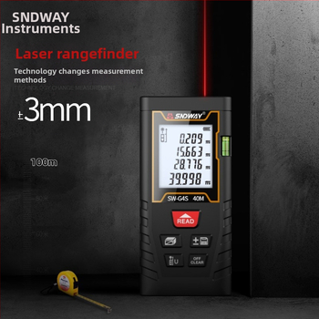SW-MT4 μετρητής αποστάσεων λέιζερ, φορητός, υπέρυθρη μέτρηση, ηλεκτρονικός χάρακας