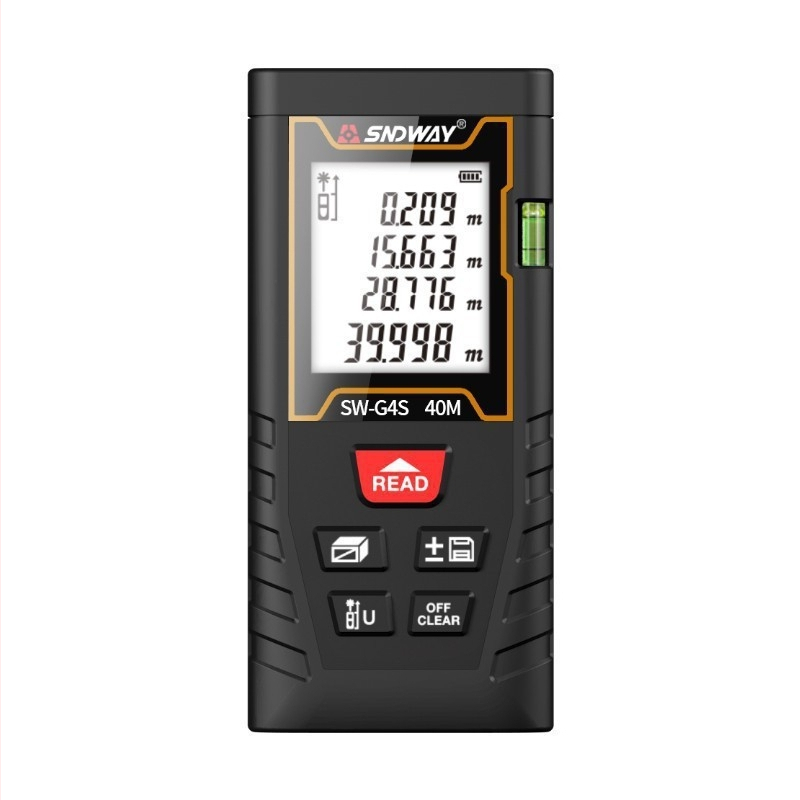 SW-MT4 лазерен далекомер, ръчен инфрачервен измервател и електронна линейка