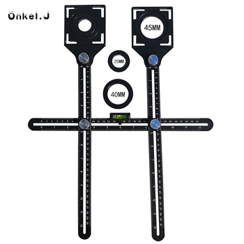 Διπλής κεφαλής επίπεδος χάρακας για την τοιχοποιία — εύρος 100 mm, αλουμίνιο κράμα και ανοξείδωτος χάλυβας, γωνιόμετρο