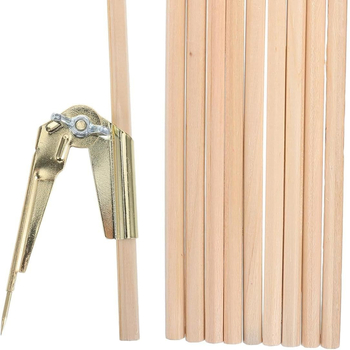 Дърводелски циркул, железно тяло, нееднакъв метал, позлатено покритие, измервателно устройство