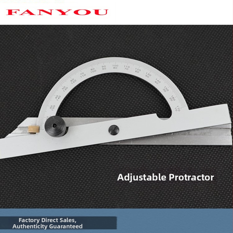 Βιομηχανικού επιπέδου ρυθμιζόμενος γωνιόμετρο με εύρος 0–170°, από χάλυβα άνθρακα