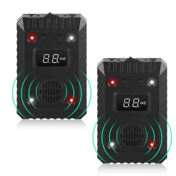 Υπερηχητικός απωθητής ποντικιών αυτοκινήτου – 12V/5V DC τροφοδοσία, LED που αναβοσβήνει, περίβλημα ABS