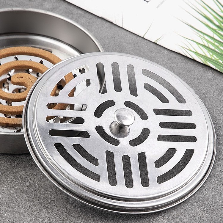 Nerūdijančio plieno musių gaudyklės dėžutė su dangteliu, vėjo atspari, daugkartinio naudojimo, su logotipu