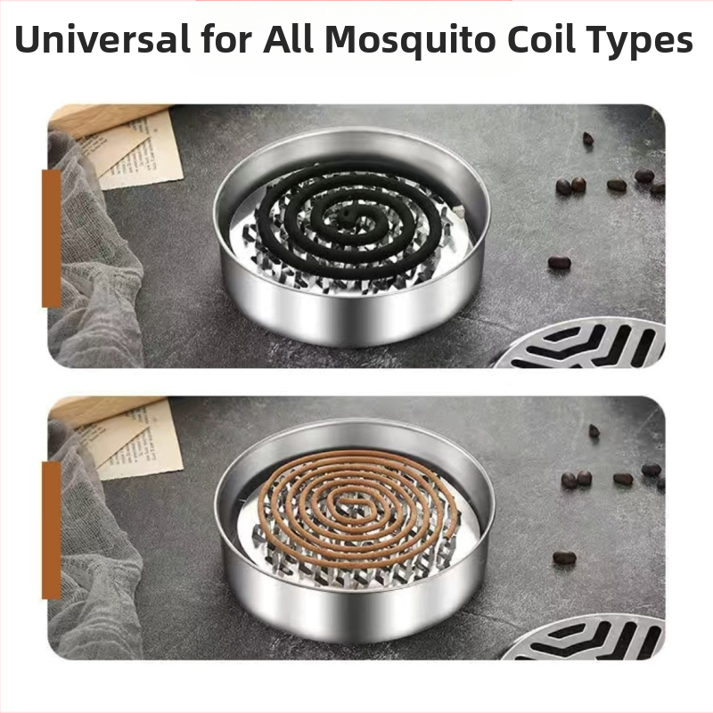 Кутия за комари от неръждаема стомана с капак, ветроустойчива, повторно използваема, с печат на лого