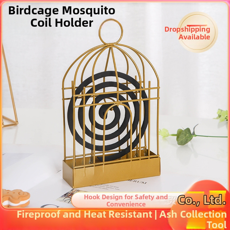 Geležinis paukščio narvas laikiklis moskito lazdų – trikampė pakabinama konstrukcija