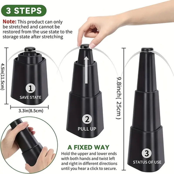 Σετ από 2 ανεμιστήρες αποτρεπτικών εντόμων, πολλαπλών χρήσεων, μη επαναφορτιζόμενοι, 5V, 4.5W, ABS περίβλημα