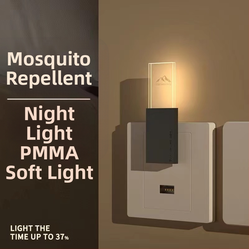 Uodų atbaidymo lemputė su kvadratine vamzdeliu, 5V, 3W, žema spalvos temperatūra