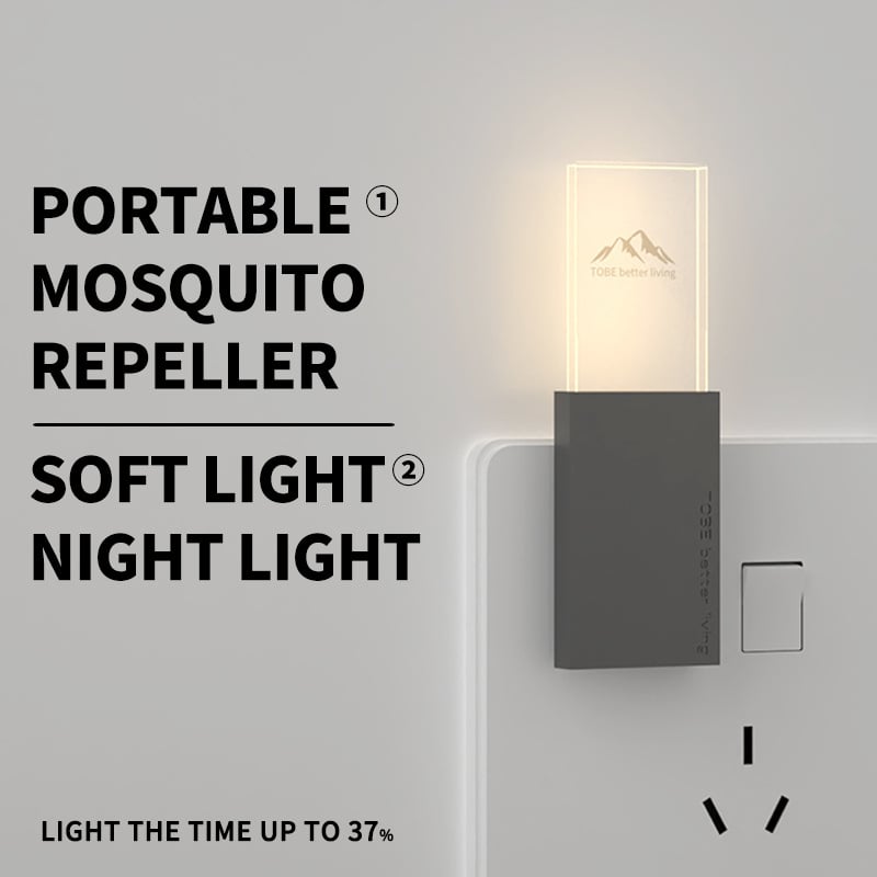 USB mušas atbaidītāja lampa TS23 — iekštelpu izmantošanai, 5V, 0,3W, skaņas un elektroniskais repelents, nakts gaisma