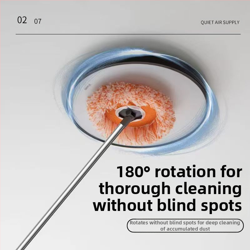 Многофункционален плосък моп със слънчогледов дизайн, глава от микрофибър и прът от неръждаема стомана; моп с памучна газова глава; обезводняване 80–90%; товароносимост под 10 кг.